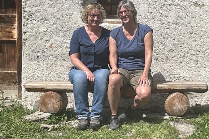 Irene Schuler und Nicole Kayser, Co-Geschäftsführerinnen Verein PRE Parc Ela Trek